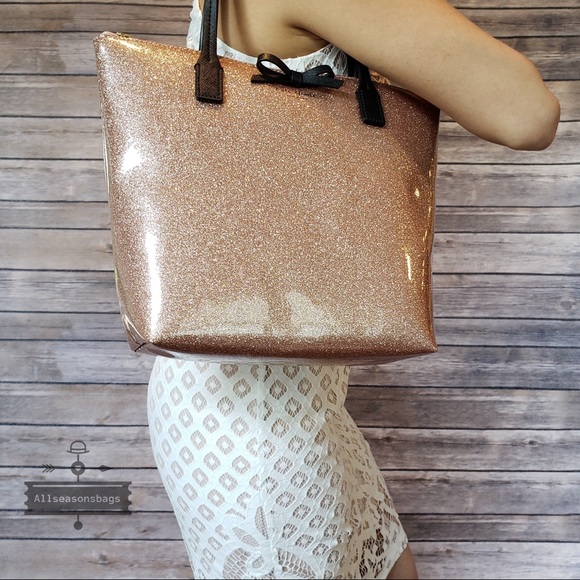 NWT kate spade Jeralyn Mavis Street Tote Rosegold - Picture 4 of 7
